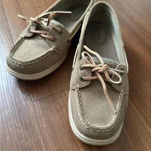 Sperry Women's Tan Suede Loafers